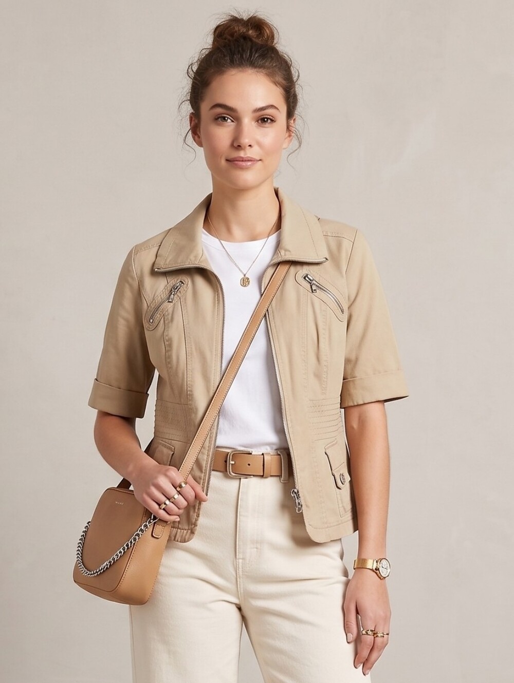 DKNY  Jeans - Utility Zip Jacket